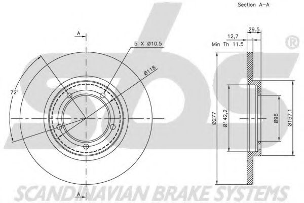 Disc frana 1
