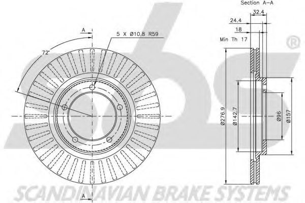 Disc frana 1