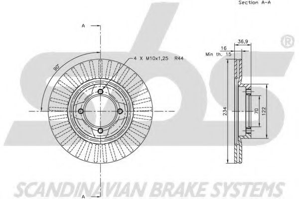 Disc frana 1