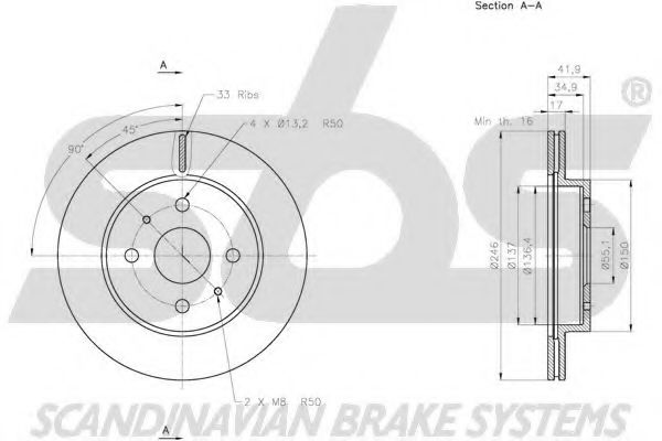 Disc frana 2