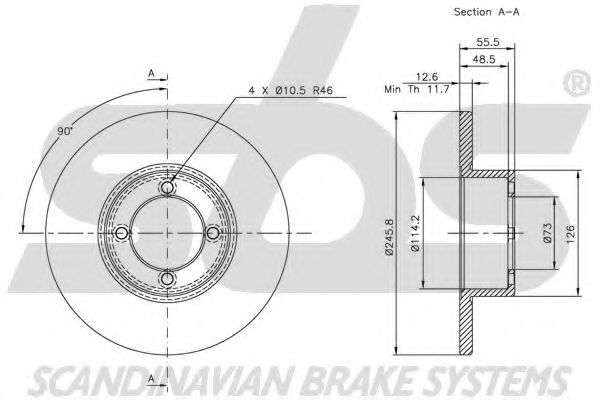 Disc frana 1
