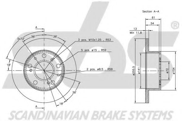 Disc frana 1