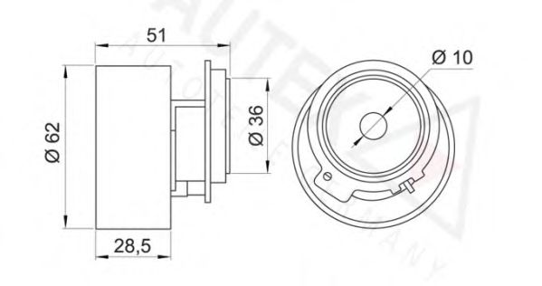 rola intinzator,curea distributie 1