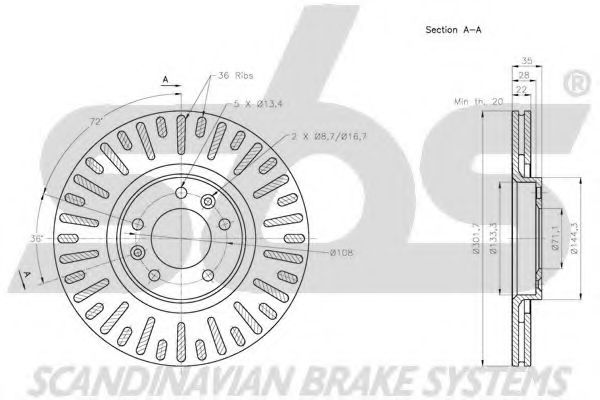 Disc frana 3