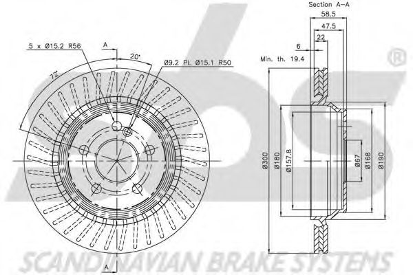Disc frana 3
