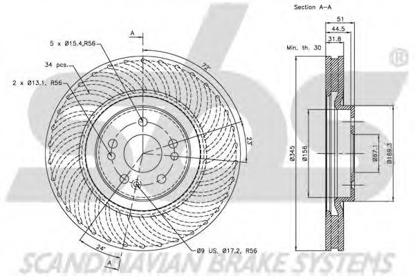 Disc frana 3