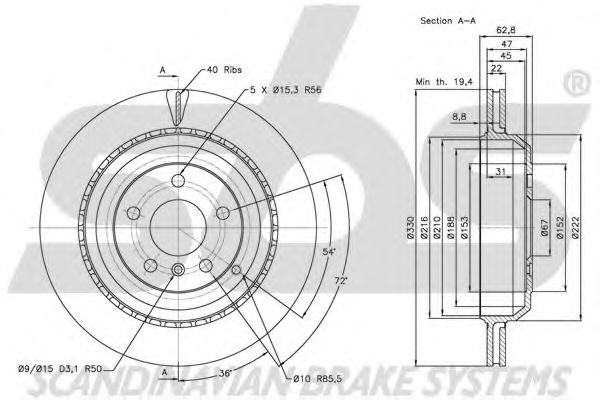 Disc frana 3