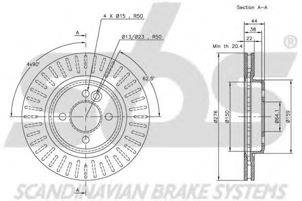 Disc frana 3