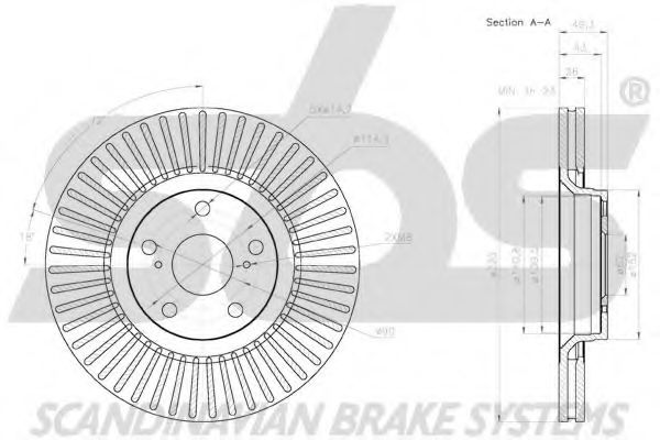 Disc frana 3