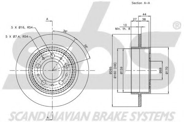 Disc frana 3